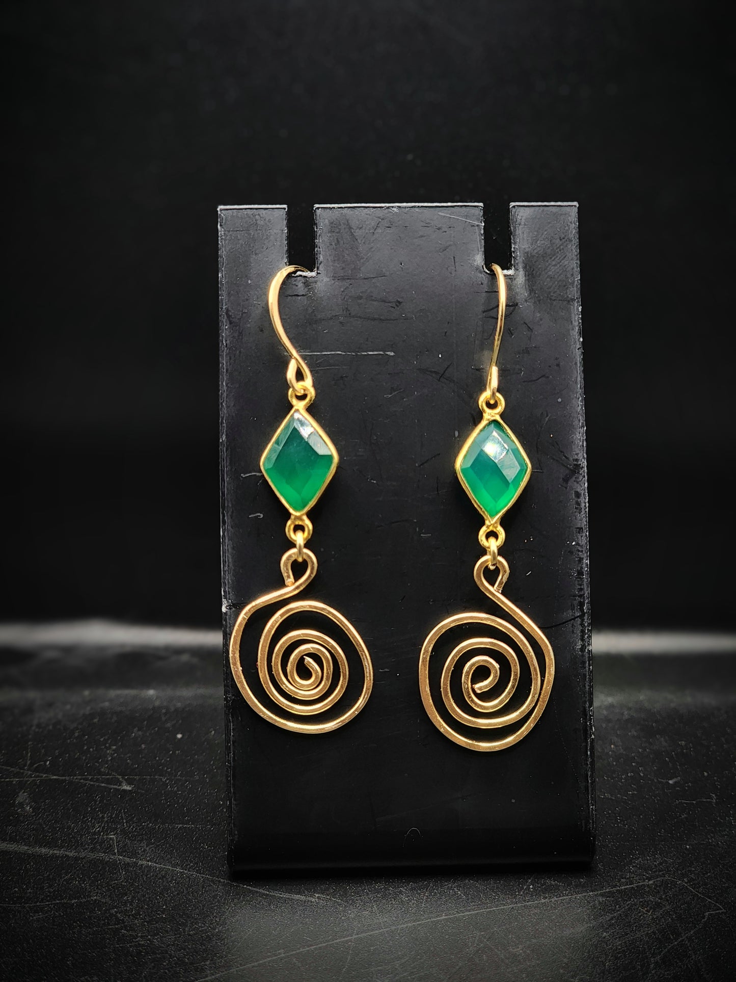 Green Onyx spiral