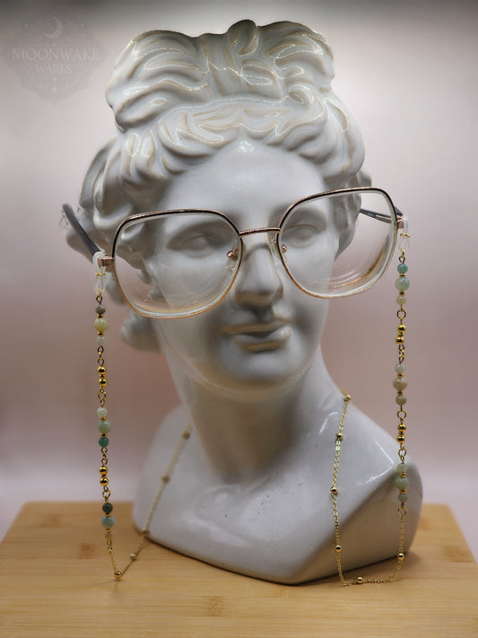 Amazonite Beaded Eyeglass Chain