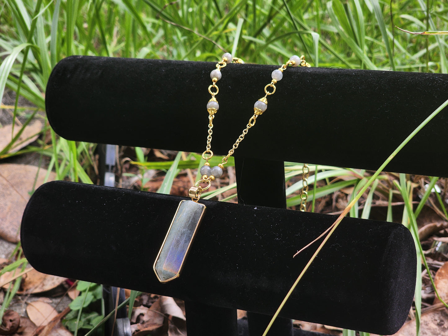 "Shift" – Labradorite Pendant Necklace