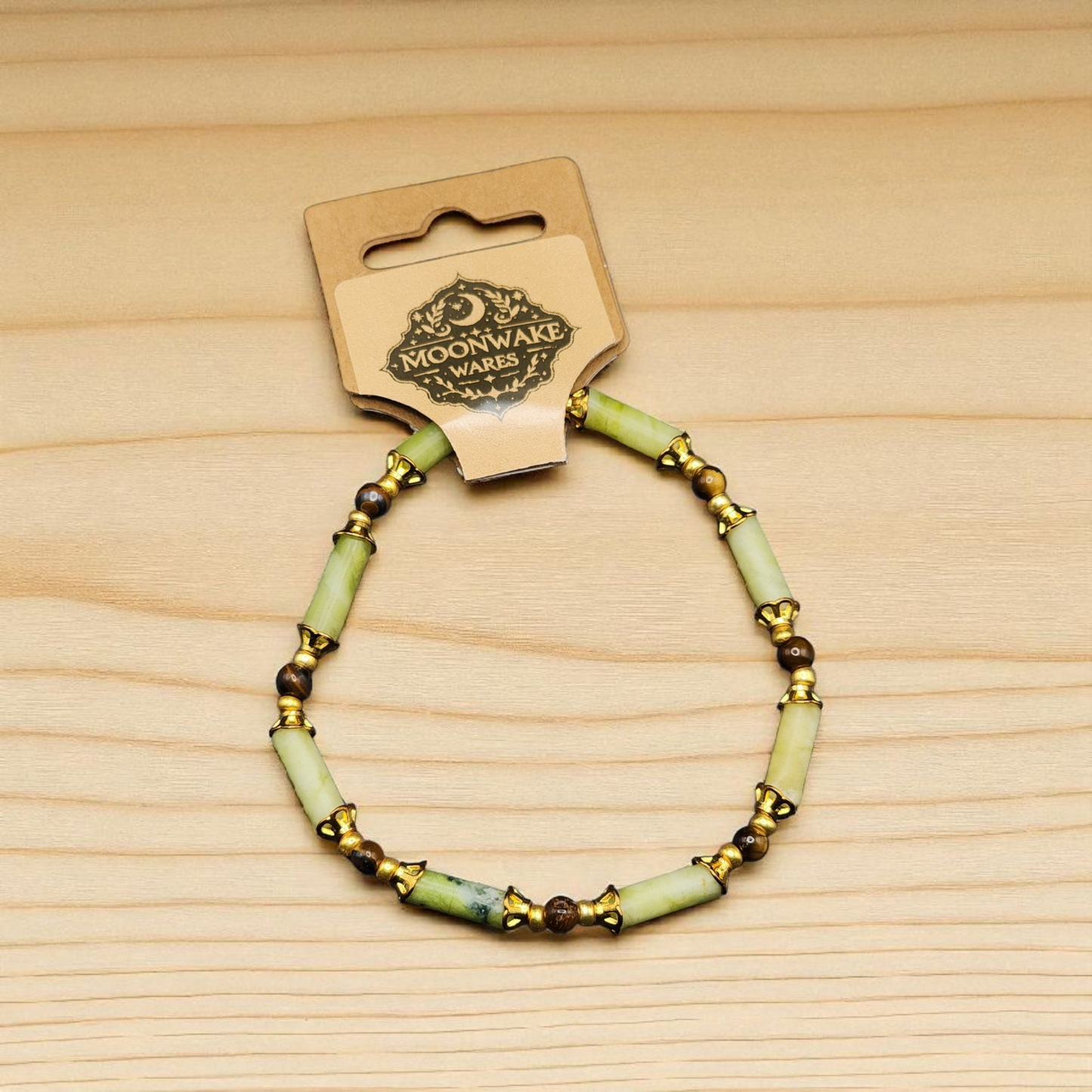 "Balance" – Jade & Tiger’s Eye Bracelet