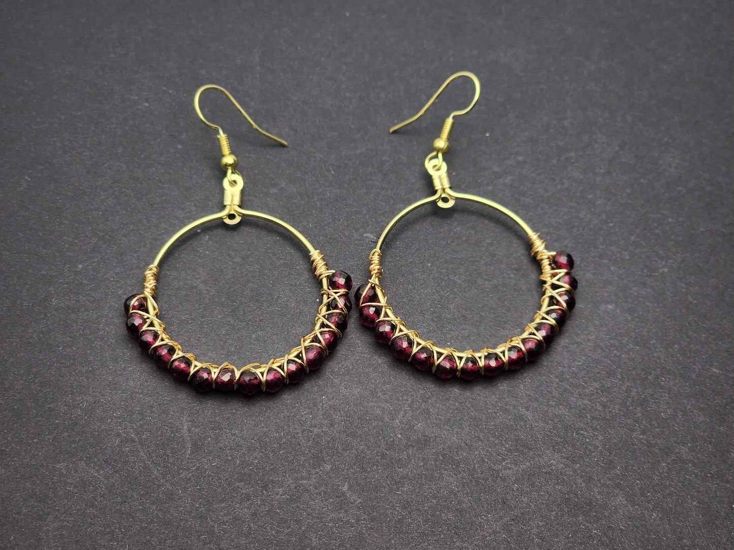 Garnet Earrings