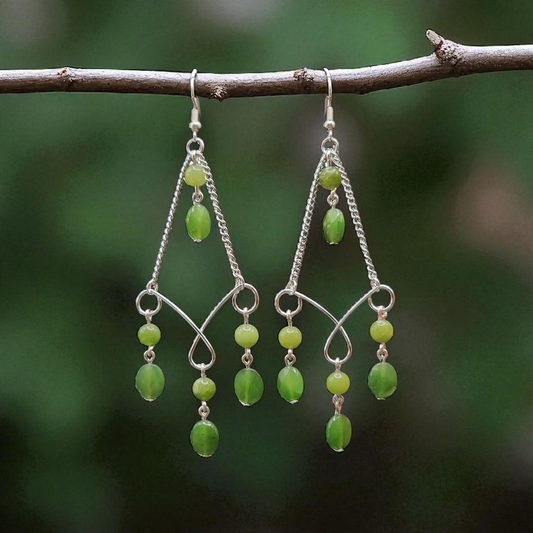 Jade Dangle Earrings