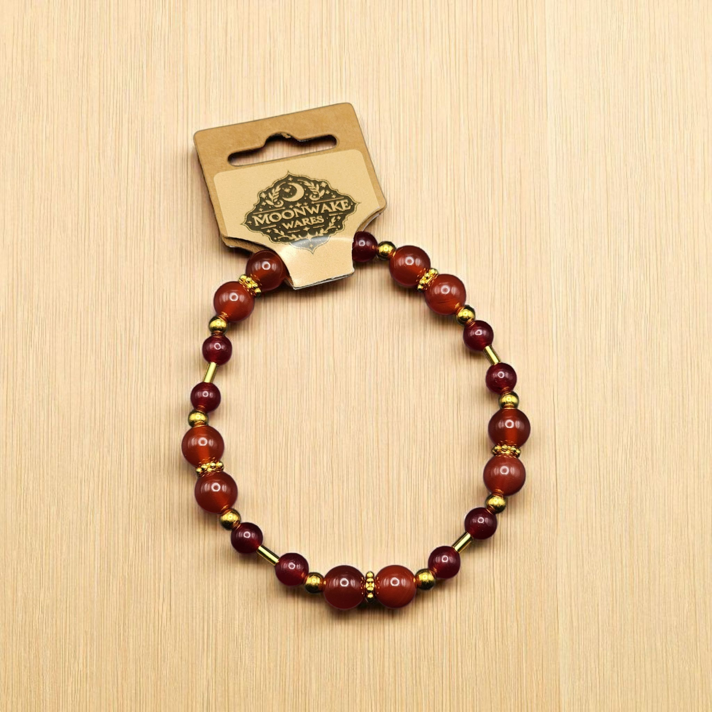 "Vital Flame" – Carnelian Bracelet