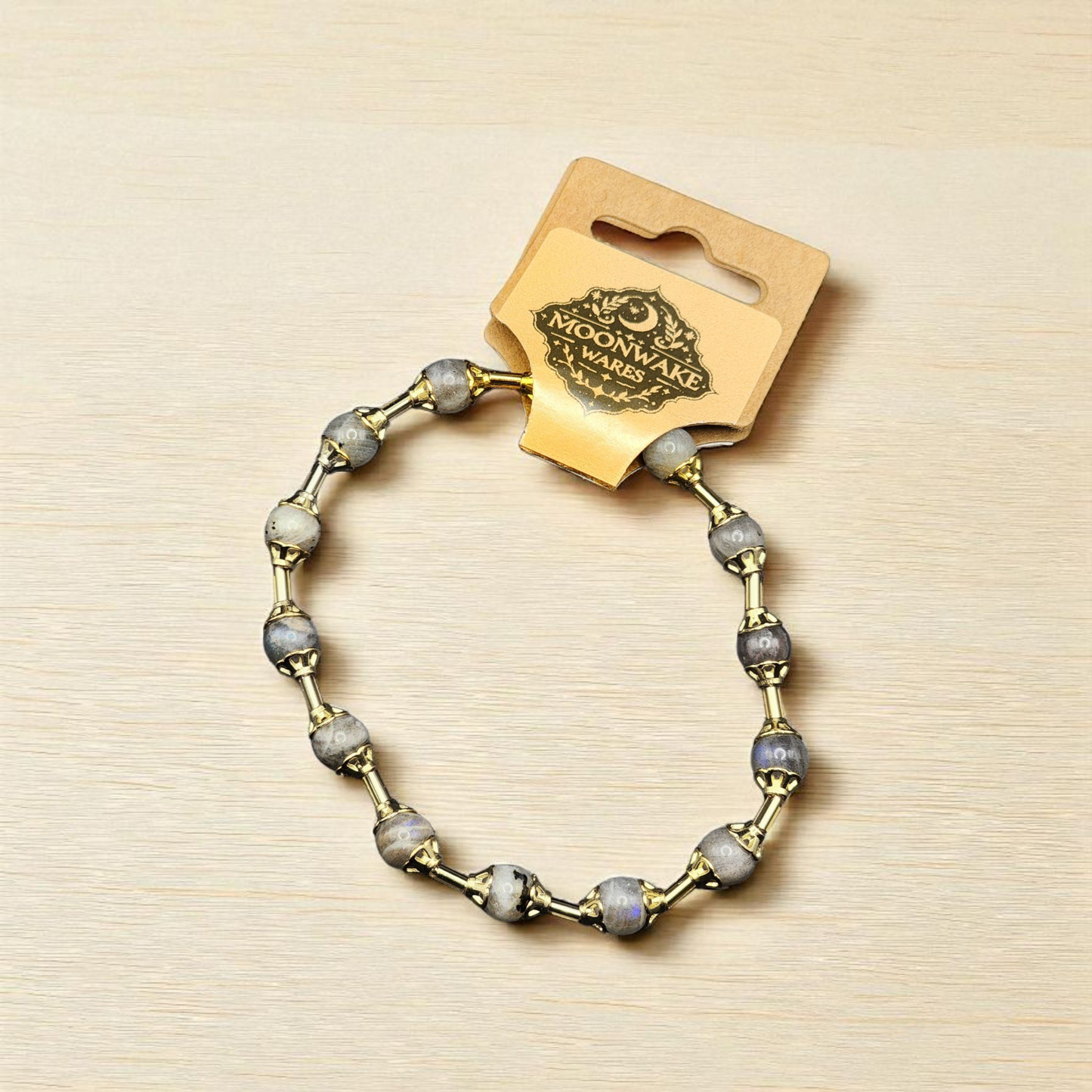 "Shifting Veil" – Labradorite Bracelet