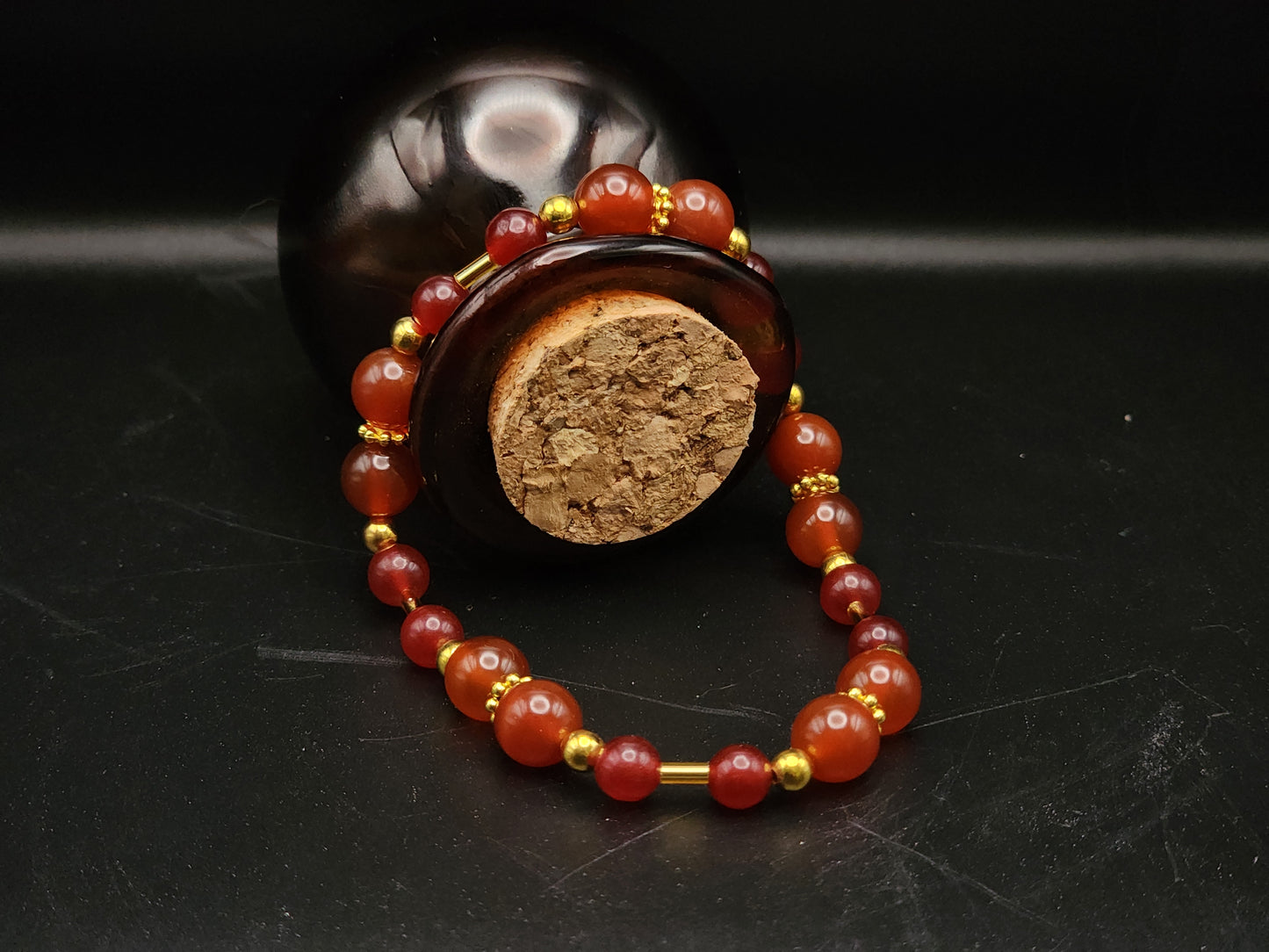 "Vital Flame" – Carnelian Bracelet