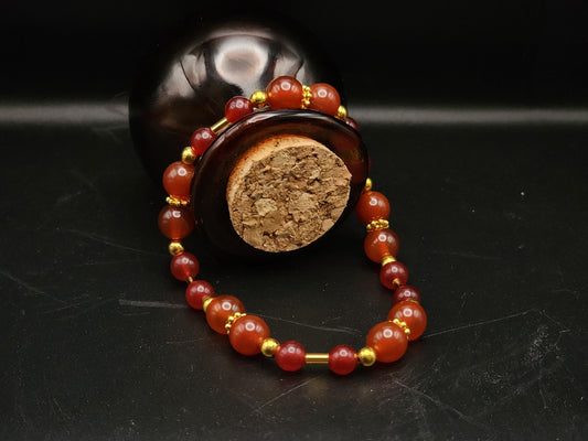 "Vital Flame" – Carnelian Bracelet