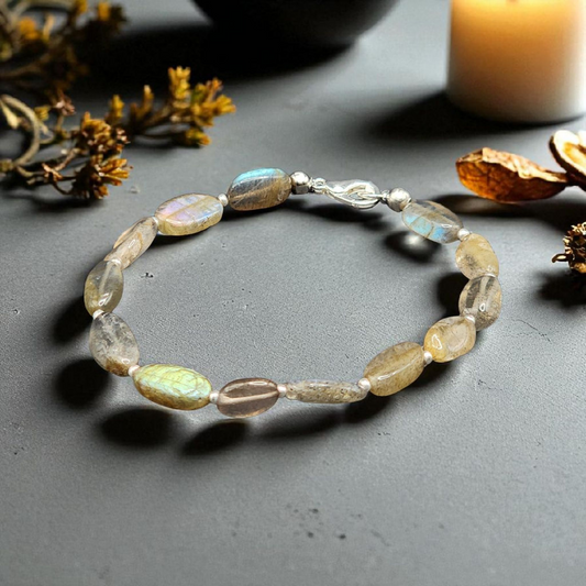 “Moonlit” – Labradorite Bracelet