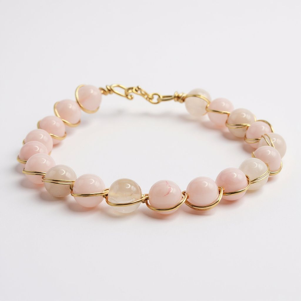 “Heartlight” •  Rose Quartz Bracelet