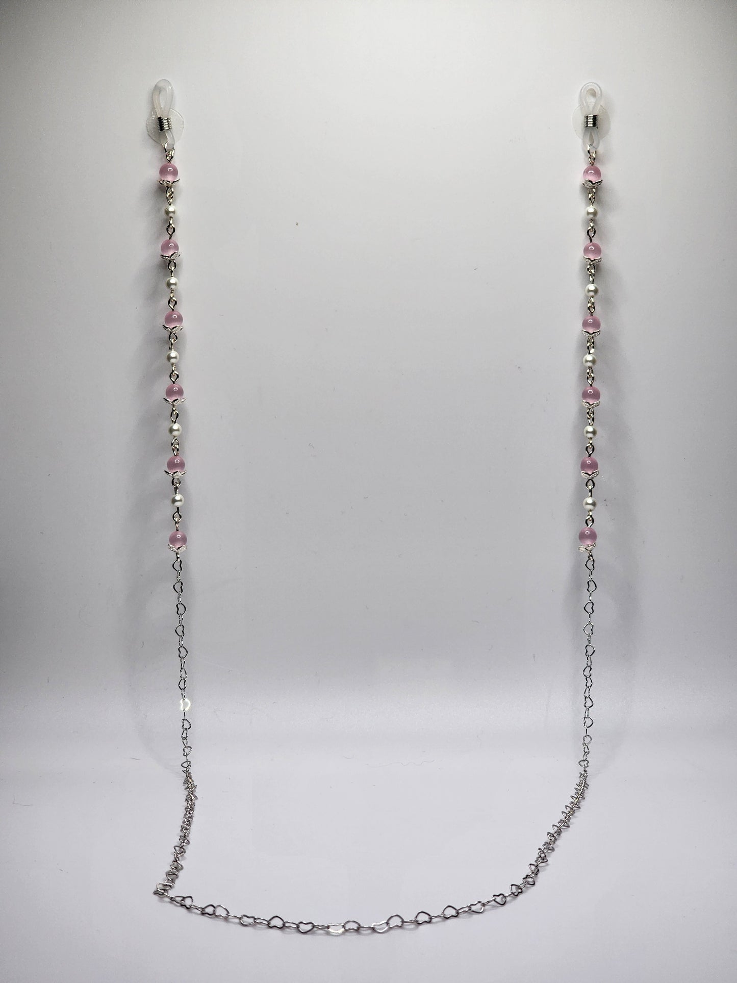 Pink Cat’s Eye Eyeglass Chain